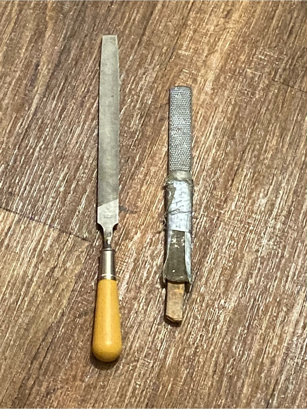 Set Lot Of 2 Vintage Steel Metal Chisels Chisel Tools Nicholson & Olympia Wood